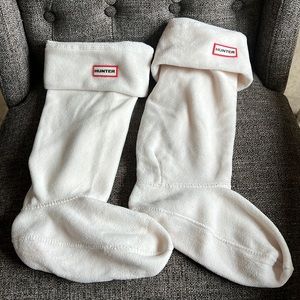 Large Hunter socks in white